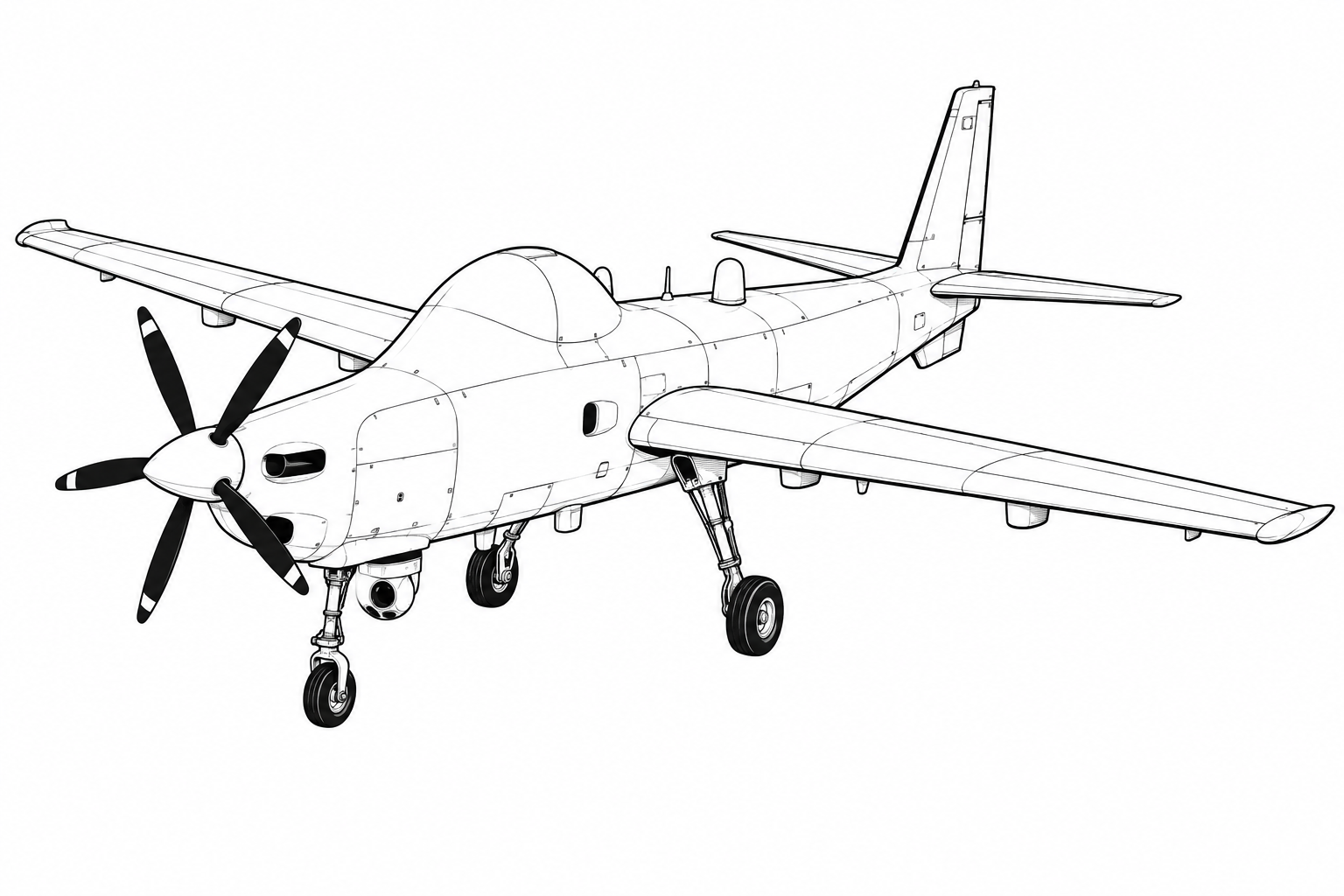 Aarok military drone profile image