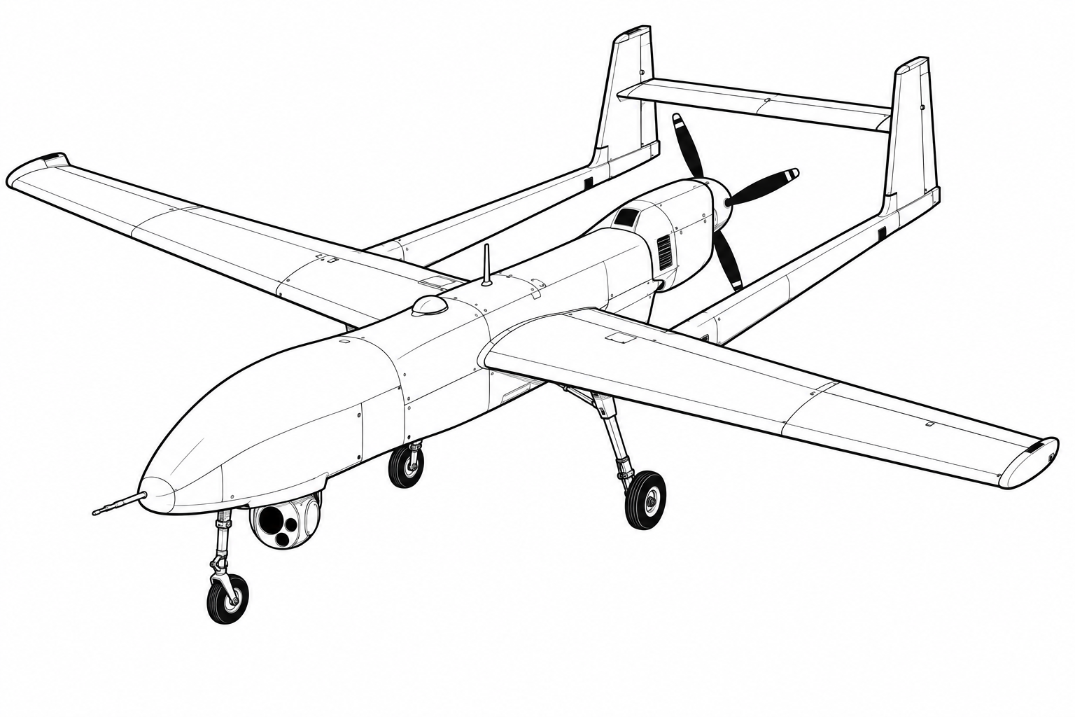 Ababil-5 military drone profile image
