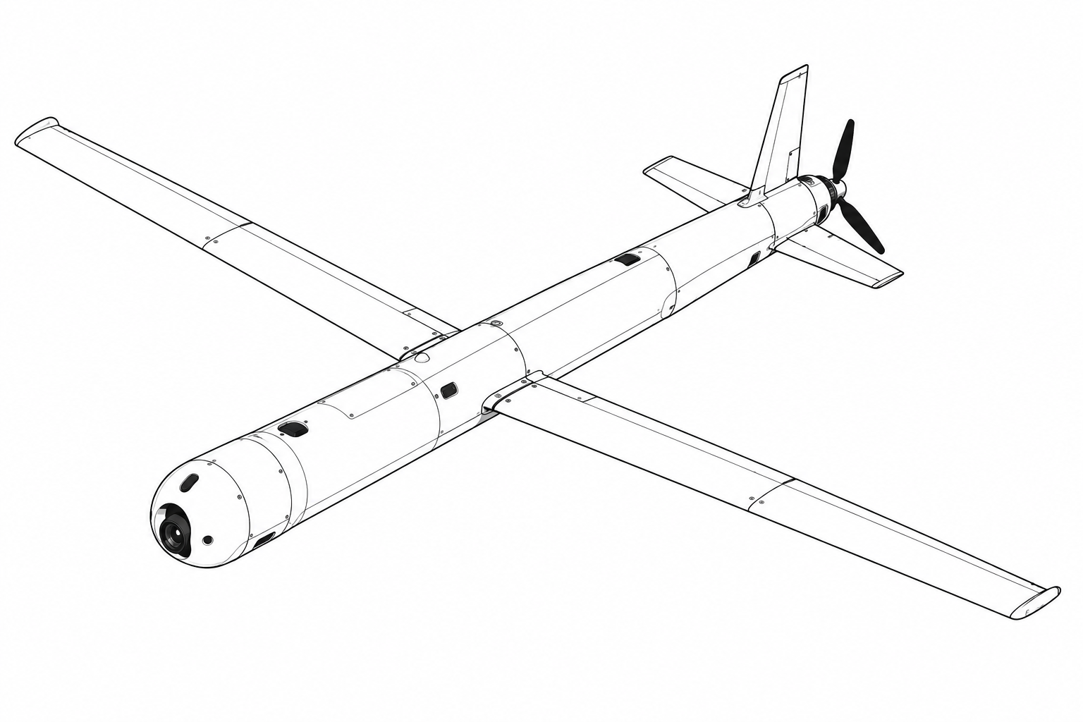 Altius-600 military drone profile image
