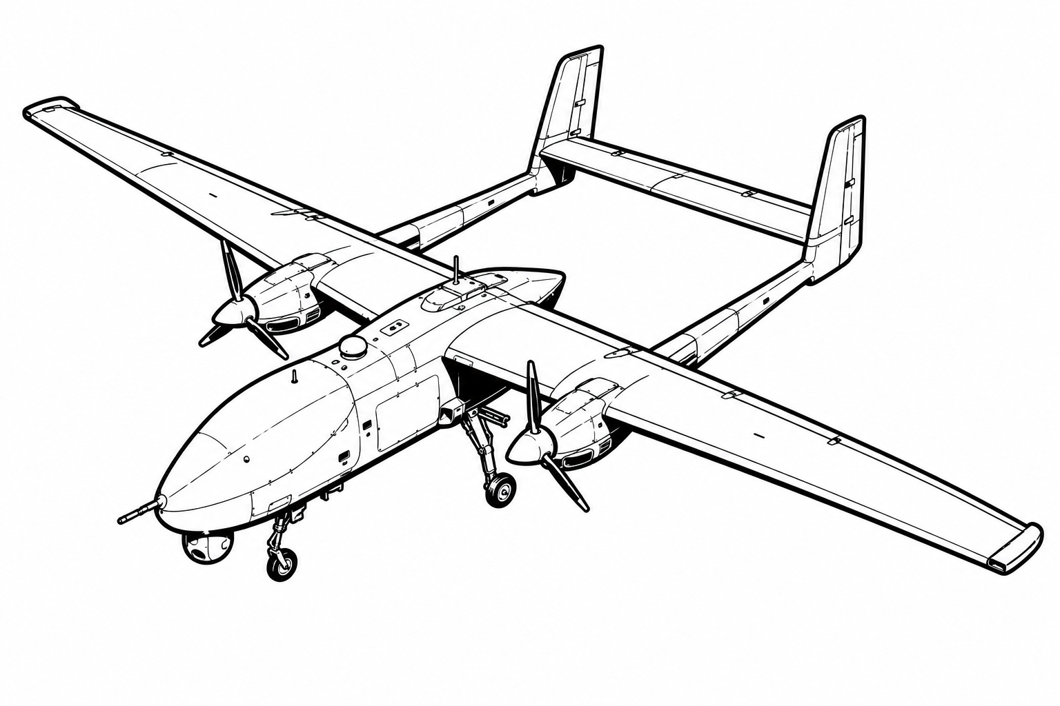 Aksungur military drone profile image