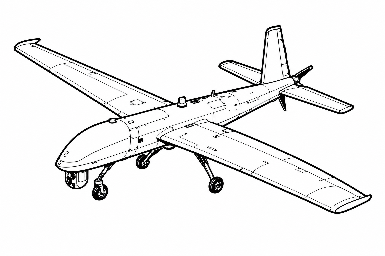 Albatroz military drone profile image