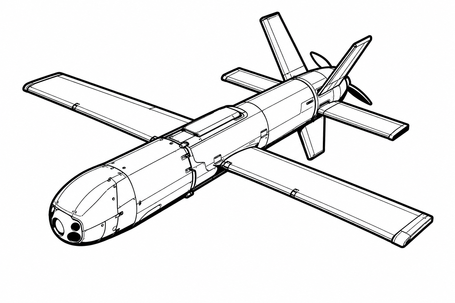 Altius-700 military drone profile image