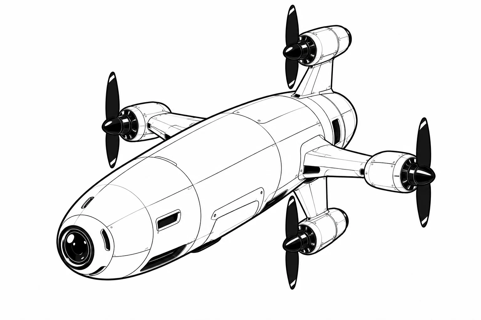 Bullet interceptor military drone profile image