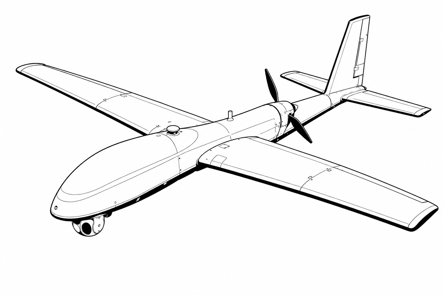 Condor military drone profile image