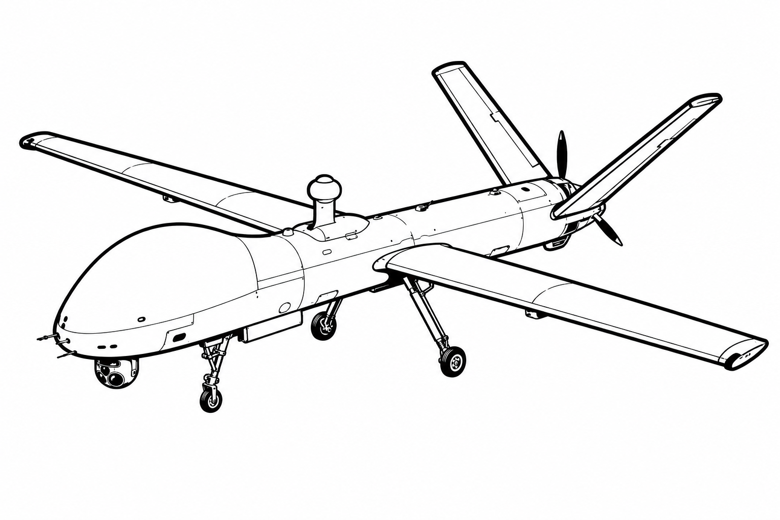 Elbit Hermes 900 military drone profile image