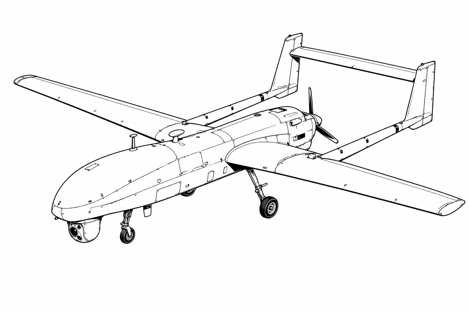 Falcão military drone profile image