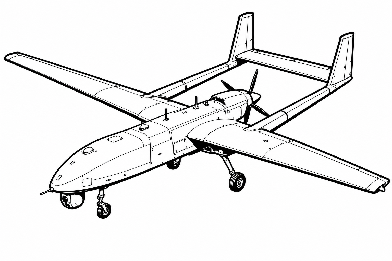 Forpost-R military drone profile image