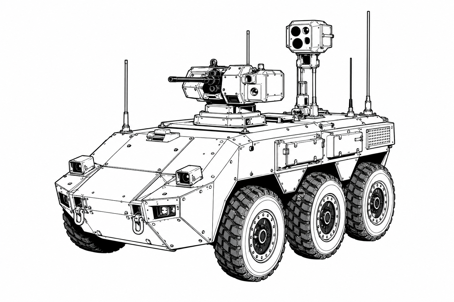 Gladiator TUGV military drone profile image