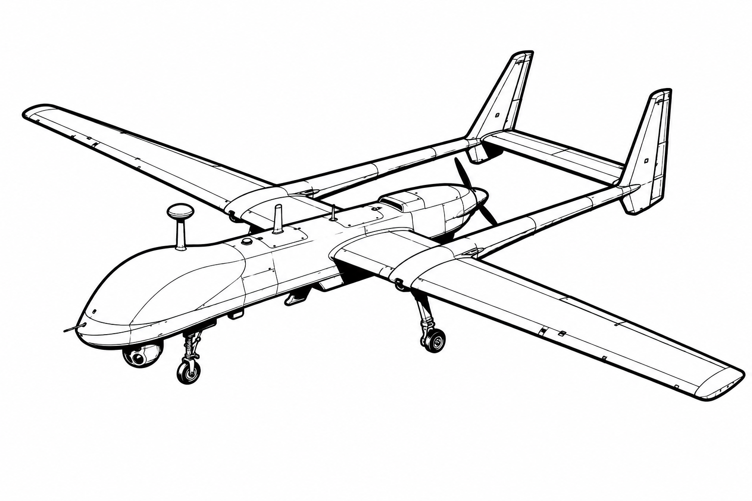 IAI Heron military drone profile image