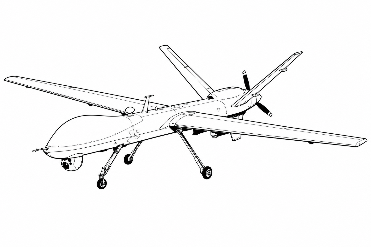 MQ-1 Predator military drone profile image