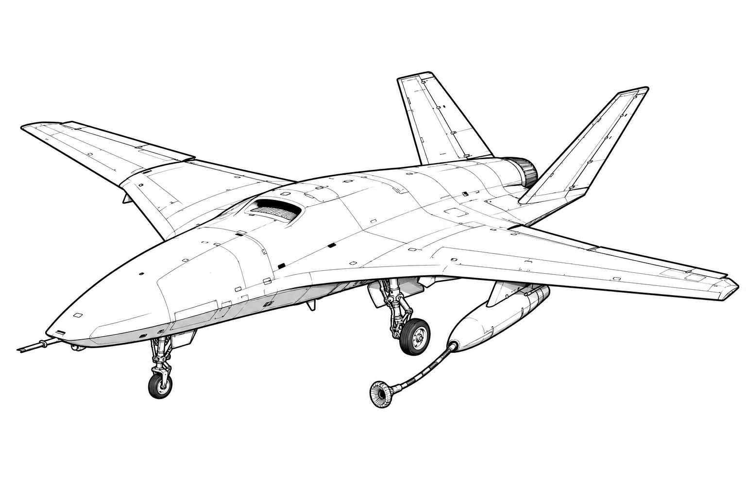 MQ-25 Stingray military drone profile image