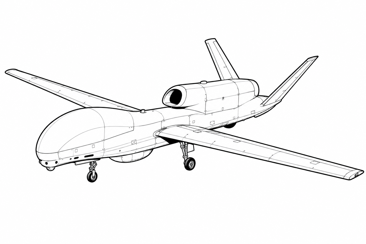 MQ-4C Triton military drone profile image