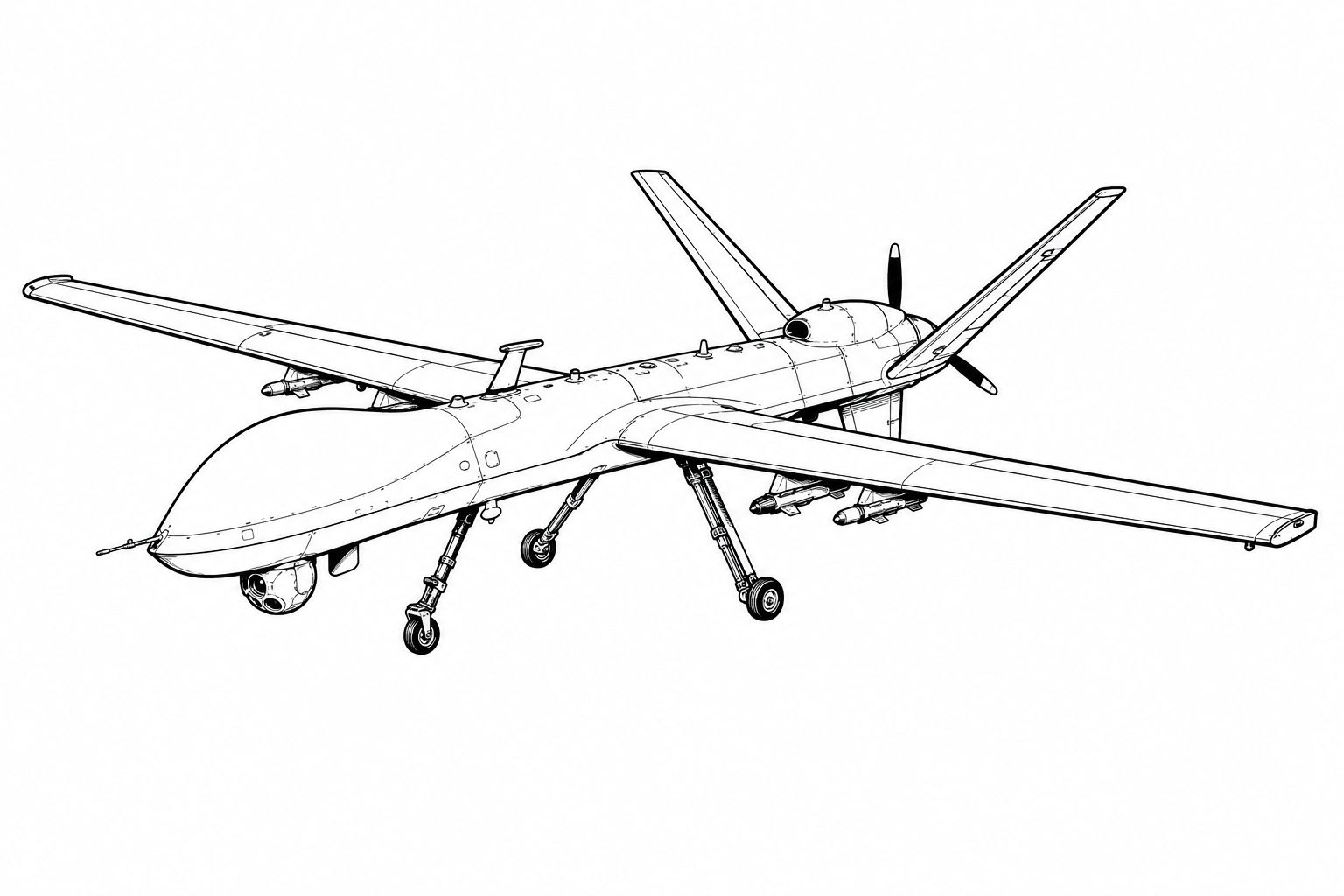 MQ-9 Reaper military drone profile image