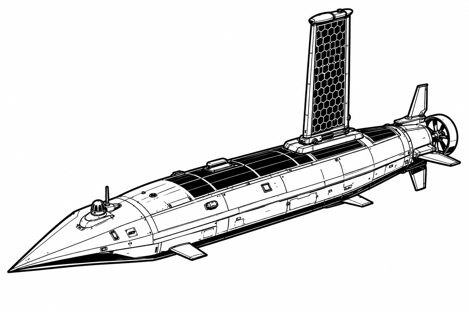 Ocean Aero Triton military drone profile image