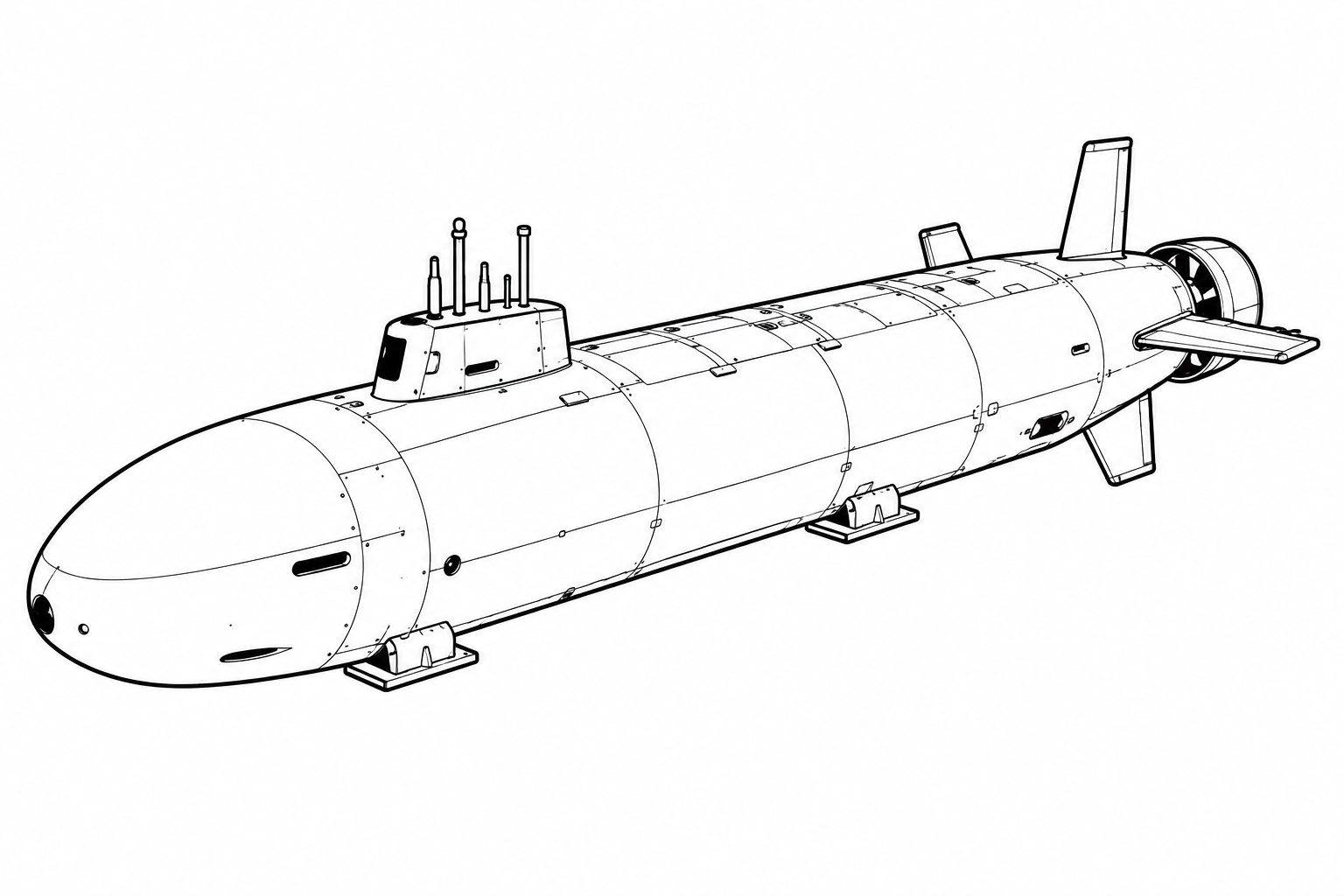 Orca XLUUV military drone profile image