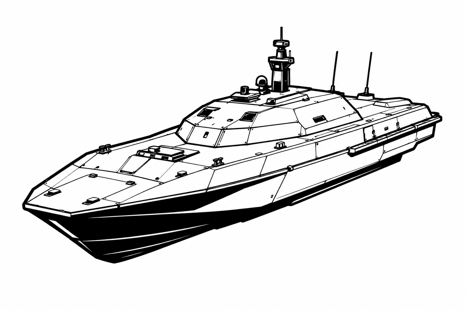 Piranha USV military drone profile image