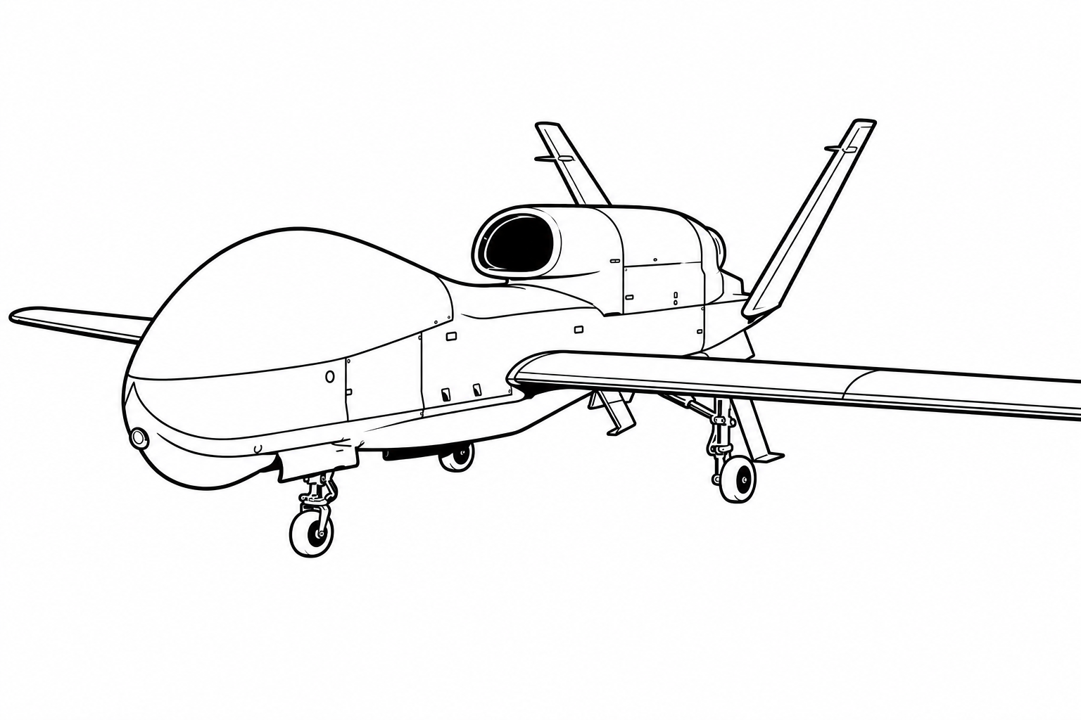 RQ-4 Global Hawk military drone profile image