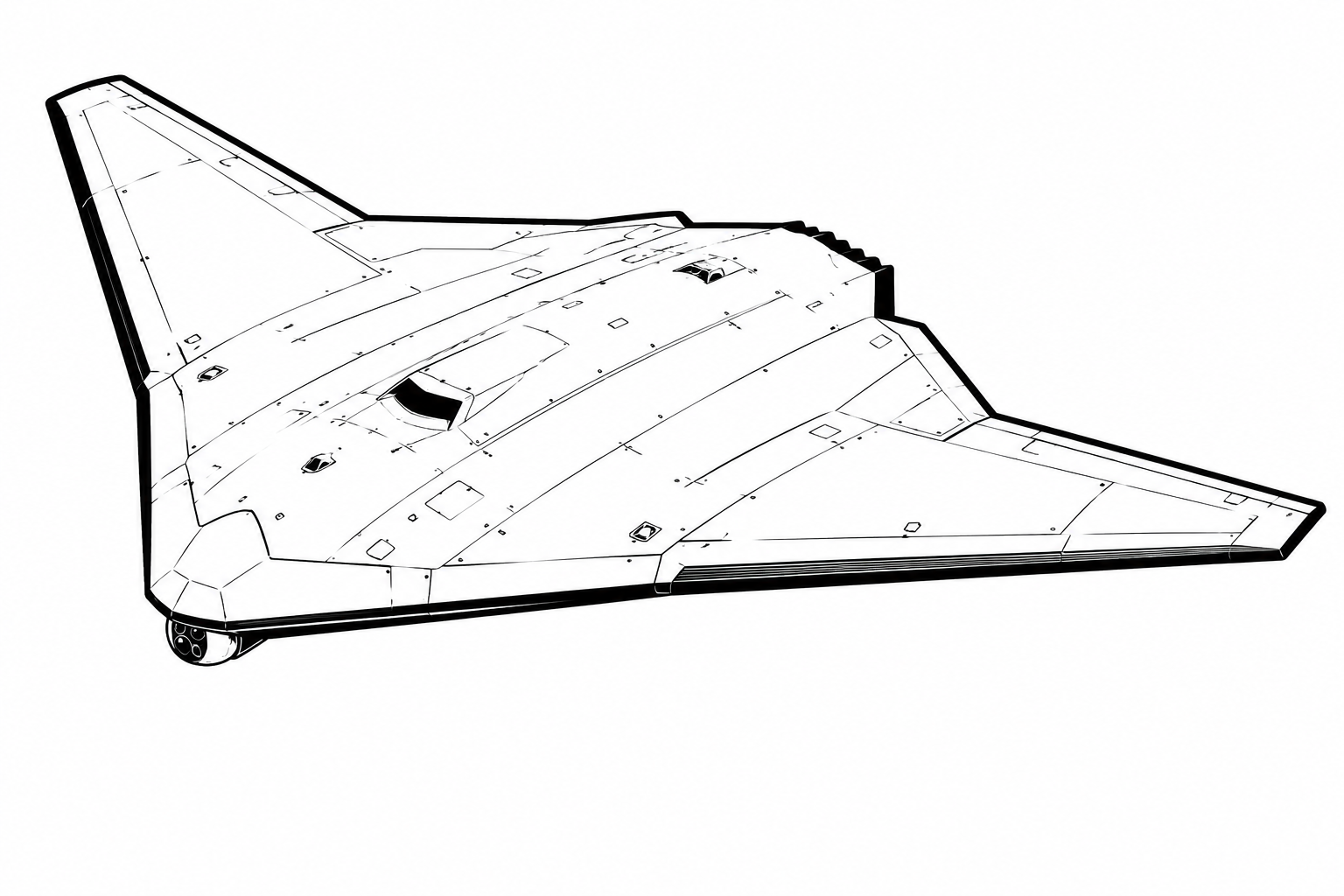 S-70 Okhotnik-B military drone profile image