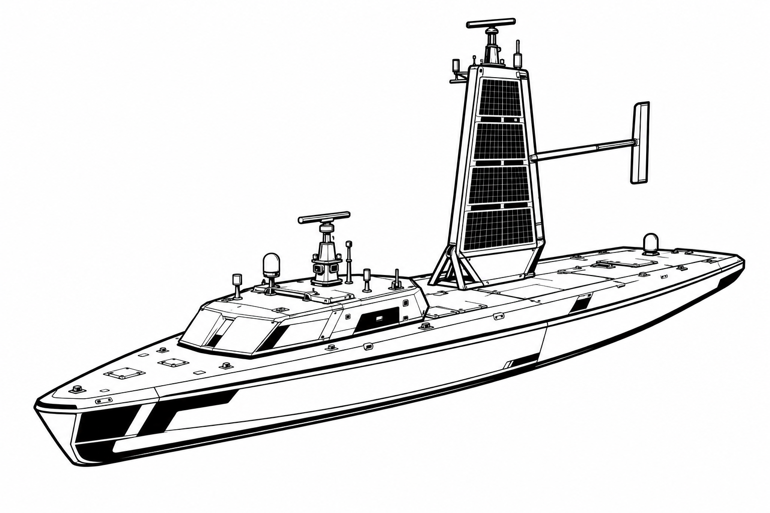 Saildrone Surveyor military drone profile image