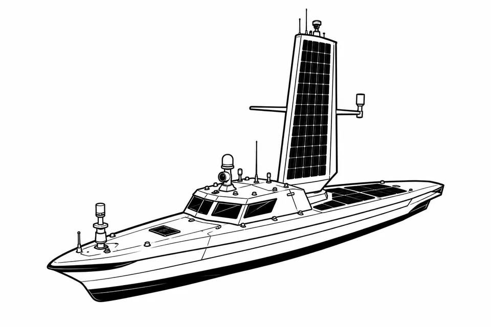 Saildrone Voyager illustration