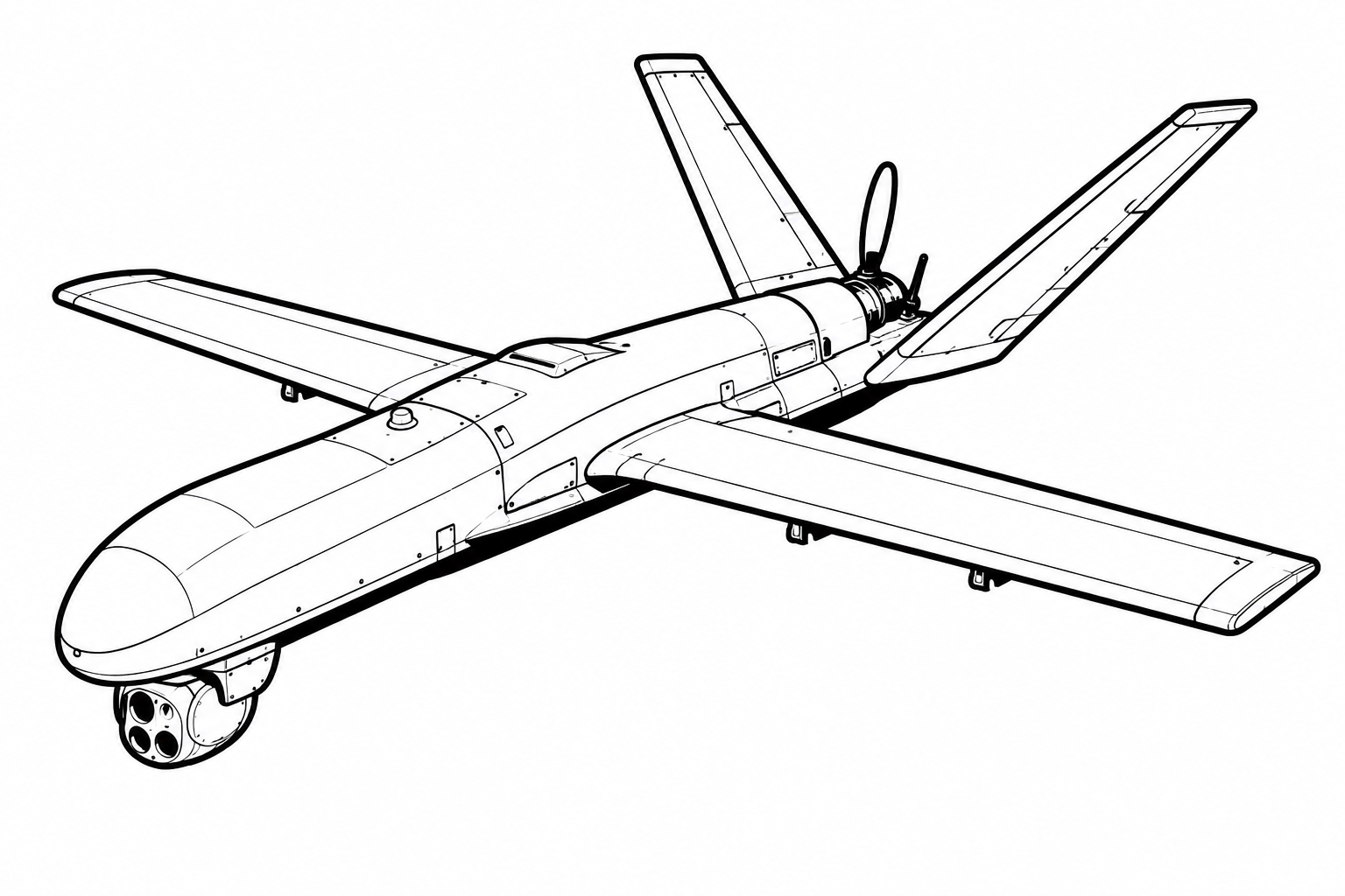 Saturn-30 military drone profile image