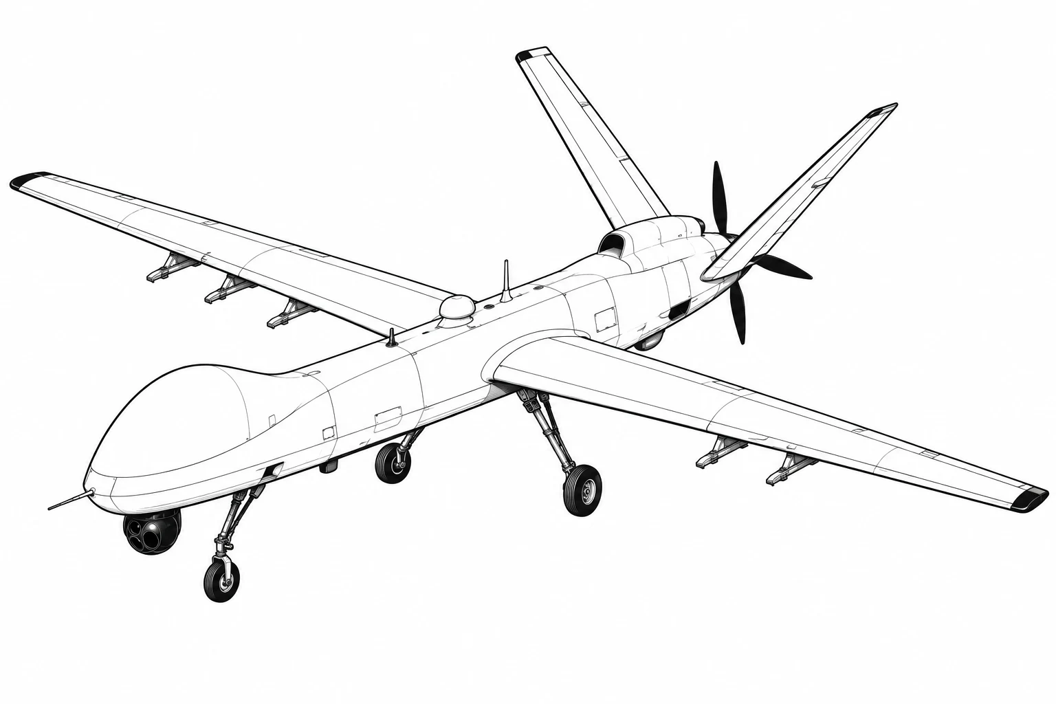 Shahpar III military drone profile image