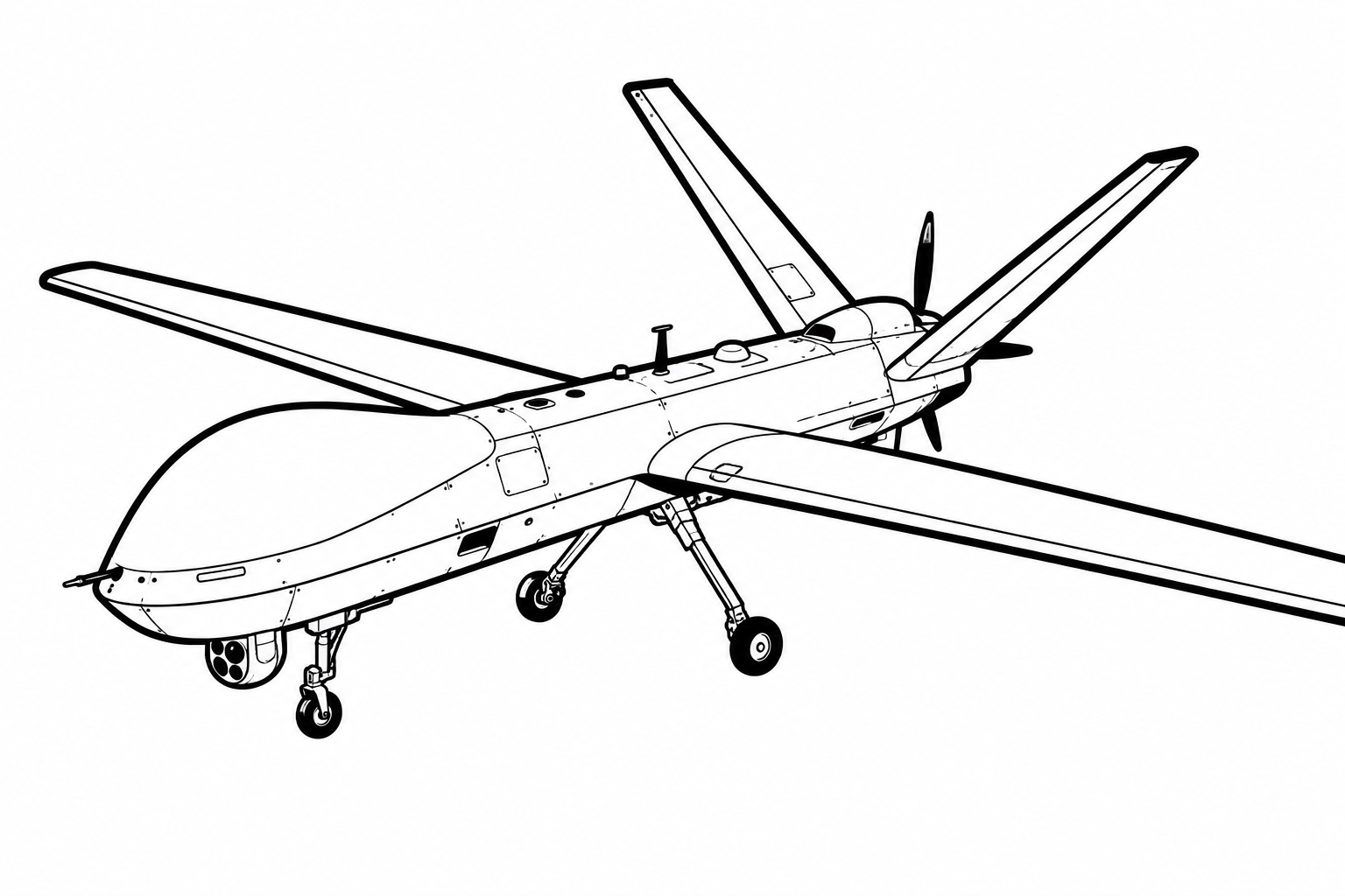 Wing Loong II military drone profile image